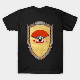 The Fans (Shield Copper and Silver Celtic Rope on wood) T-Shirt
